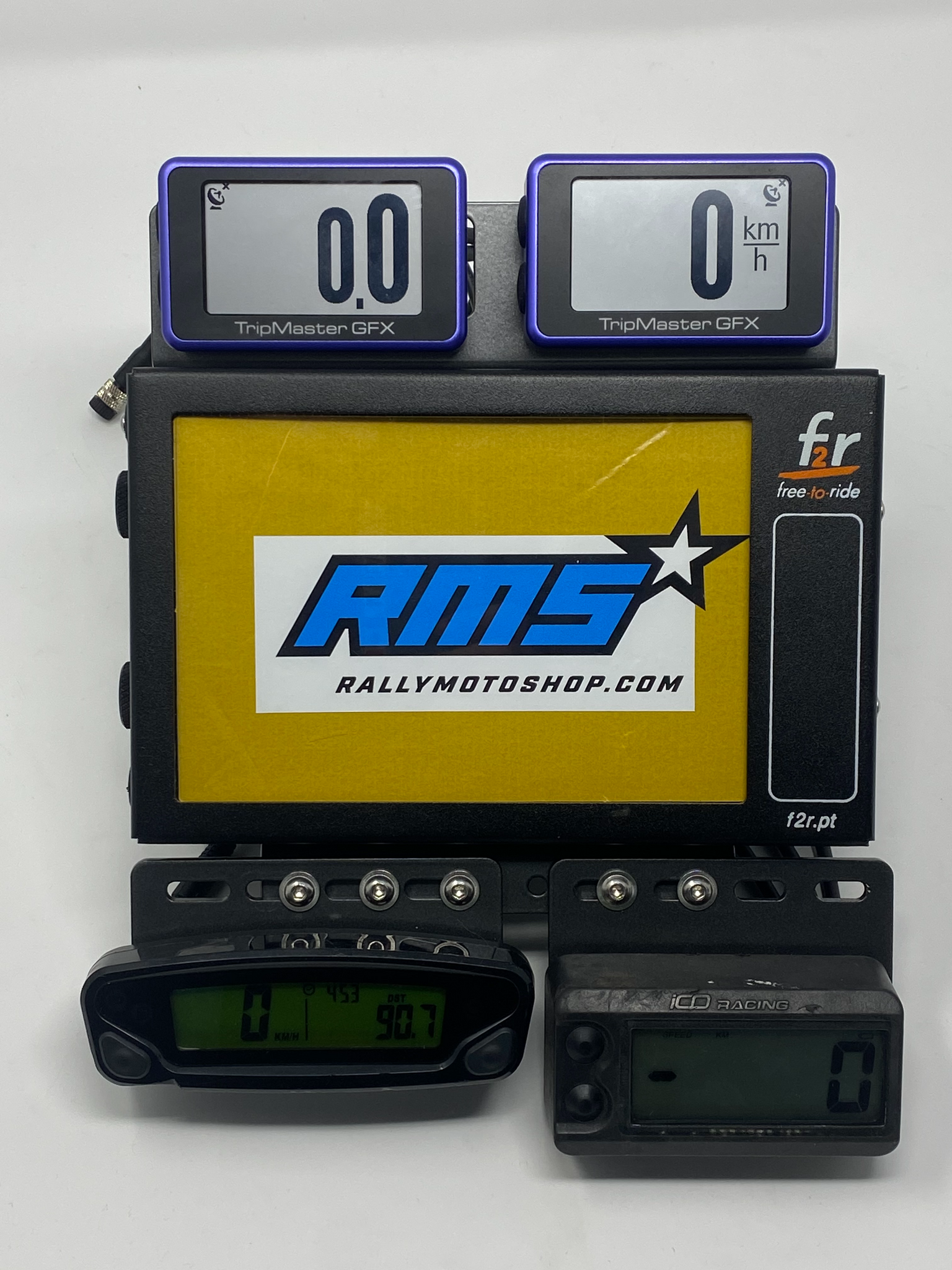 RMS Modular Roadbook System Tripmeter/RallyComp Plate