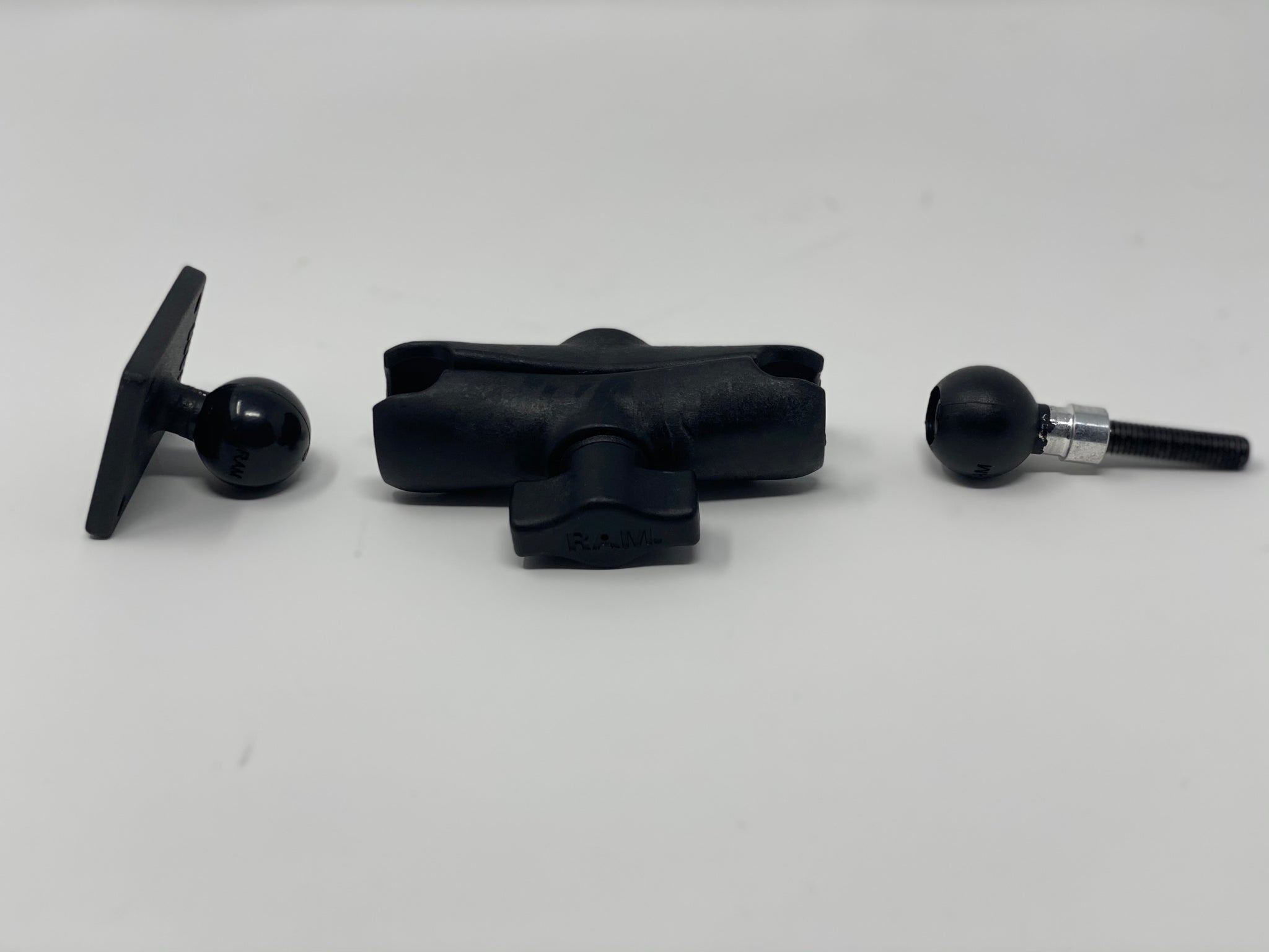 Handlebar clamp RAM mount for RallyComp, GPS, Tripmeter