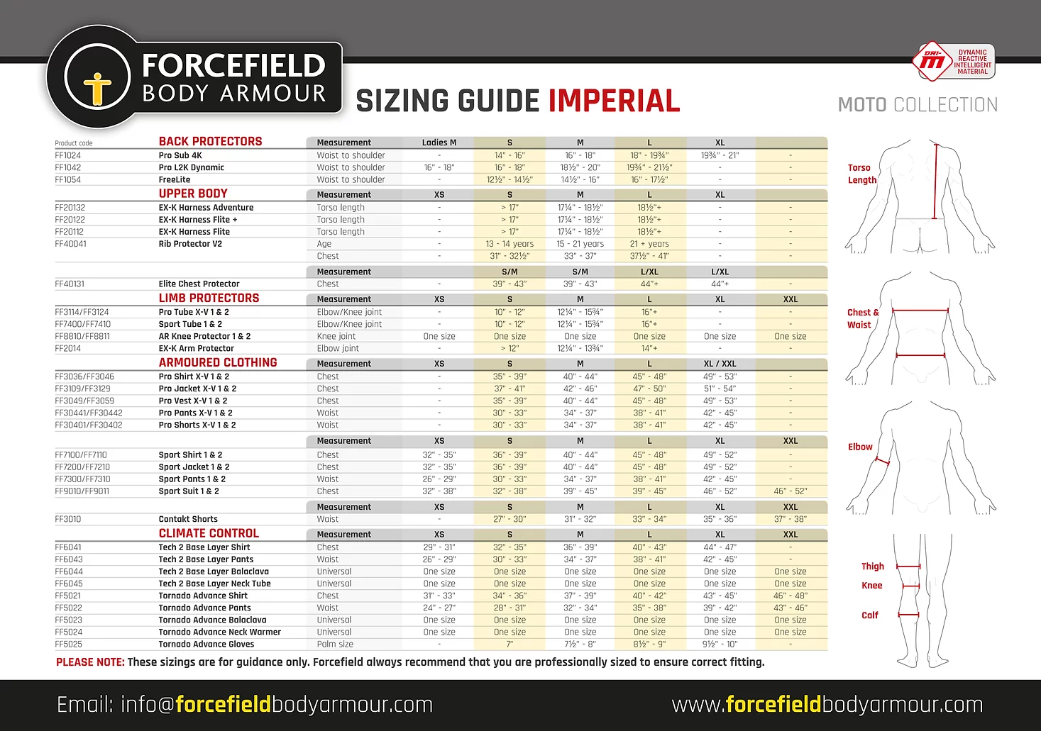 FORCEFIELD EX-K Harness Flite Chest